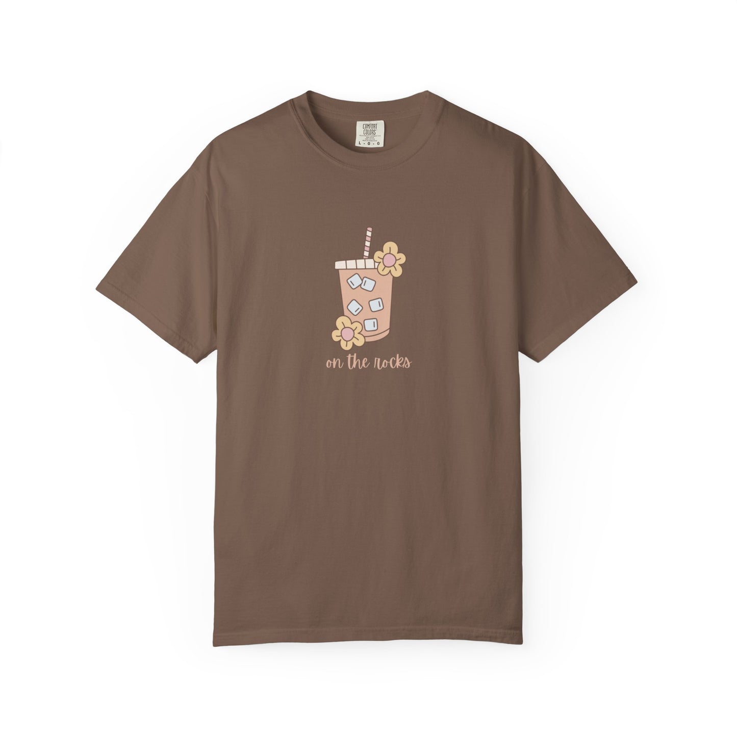 Cute Floral Beverage T-Shirt, Summer Tee, Gift for Friends, Casual Outfit, Beachwear, Unisex Shirt