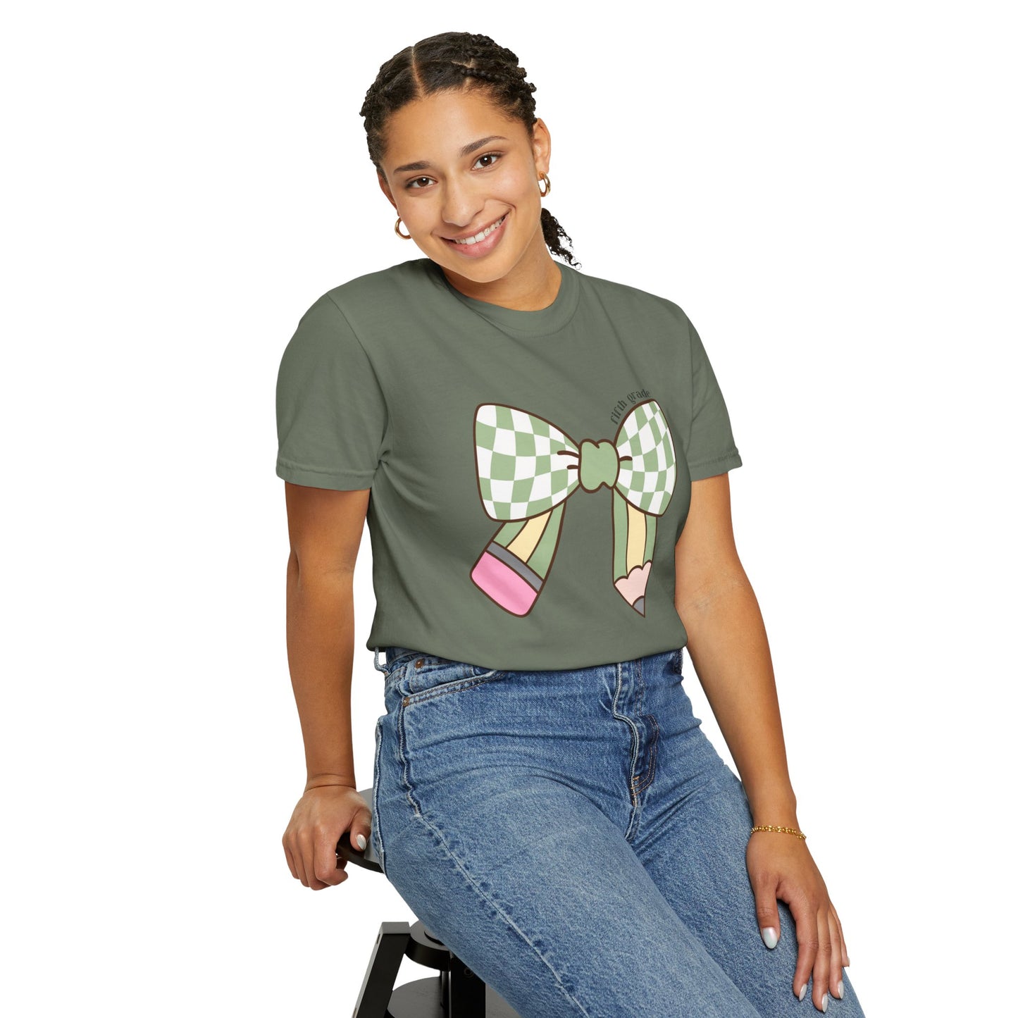 Teacher Graphic T-Shirt - 5th Grade Theme