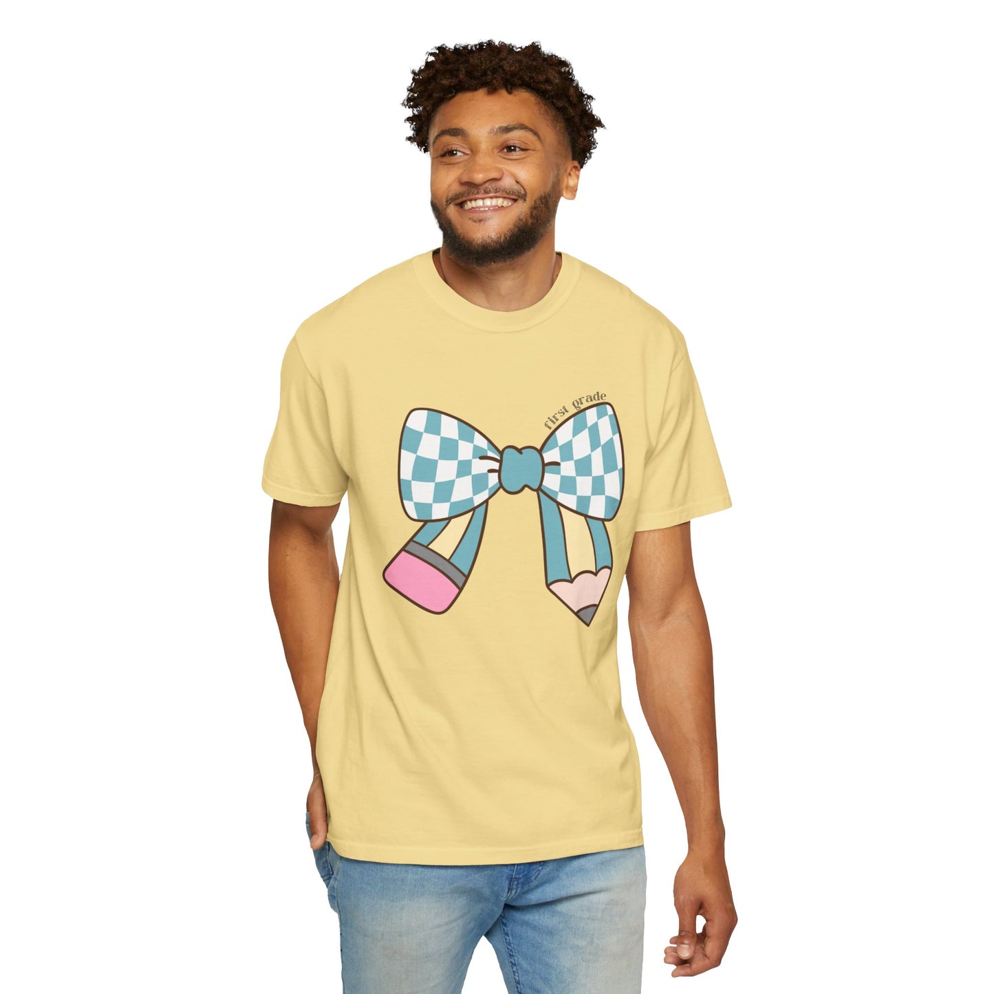 Teacher Graphic T-Shirt - 1st Grade Theme