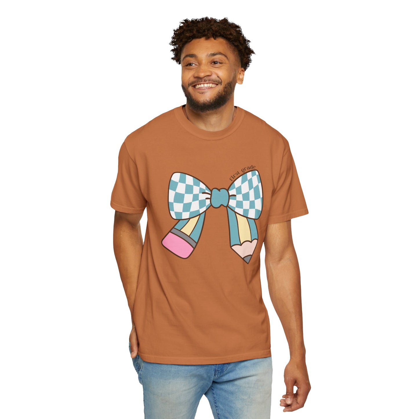 Teacher Graphic T-Shirt - 1st Grade Theme