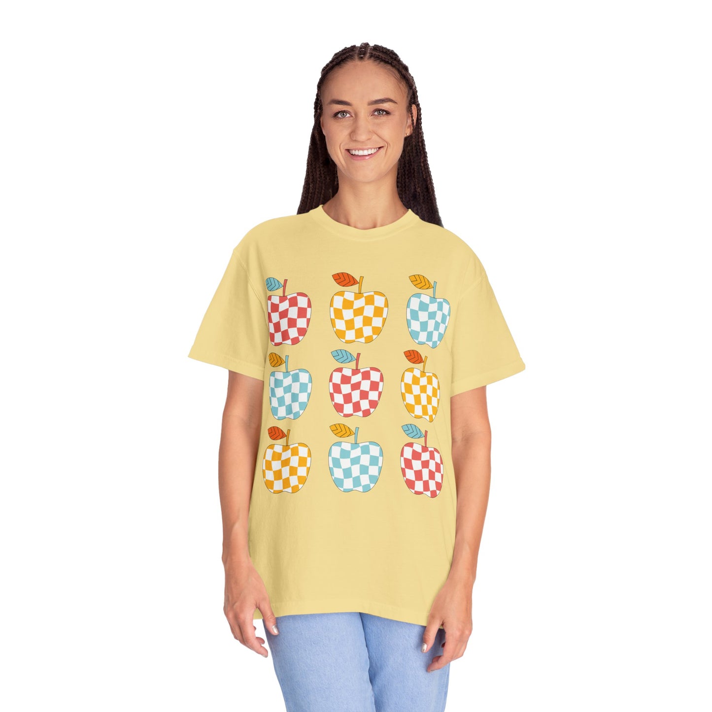 Teacher Funky Colorful Apples T-Shirt