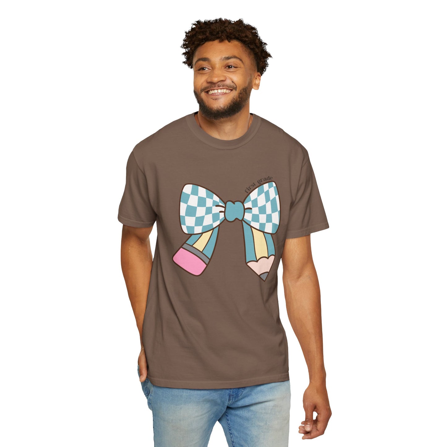 Teacher Graphic T-Shirt - 1st Grade Theme