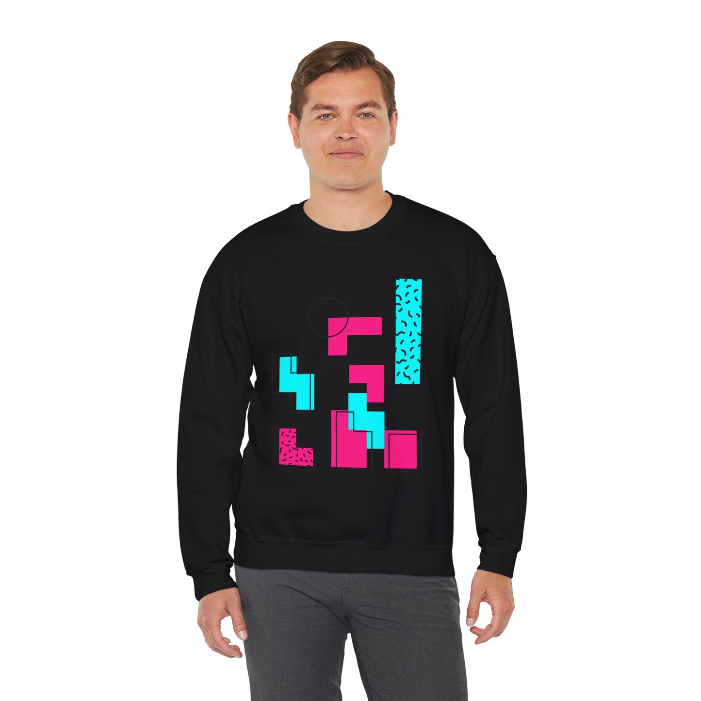 Geometric Pop Art Sweatshirt - Unisex Heavy Blend™