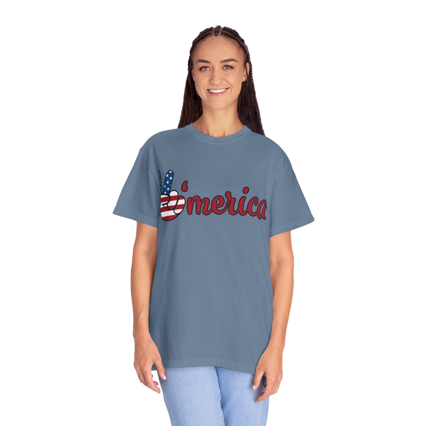 America Peace Unisex Tee - Patriotic Graphic T-Shirt