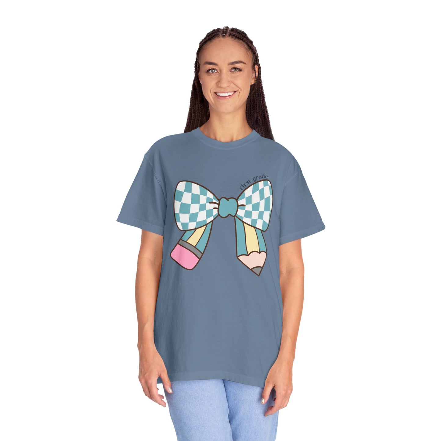 Teacher Graphic T-Shirt - 1st Grade Theme