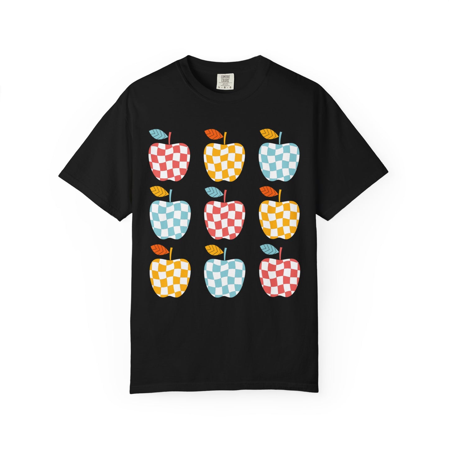 Teacher Funky Colorful Apples T-Shirt