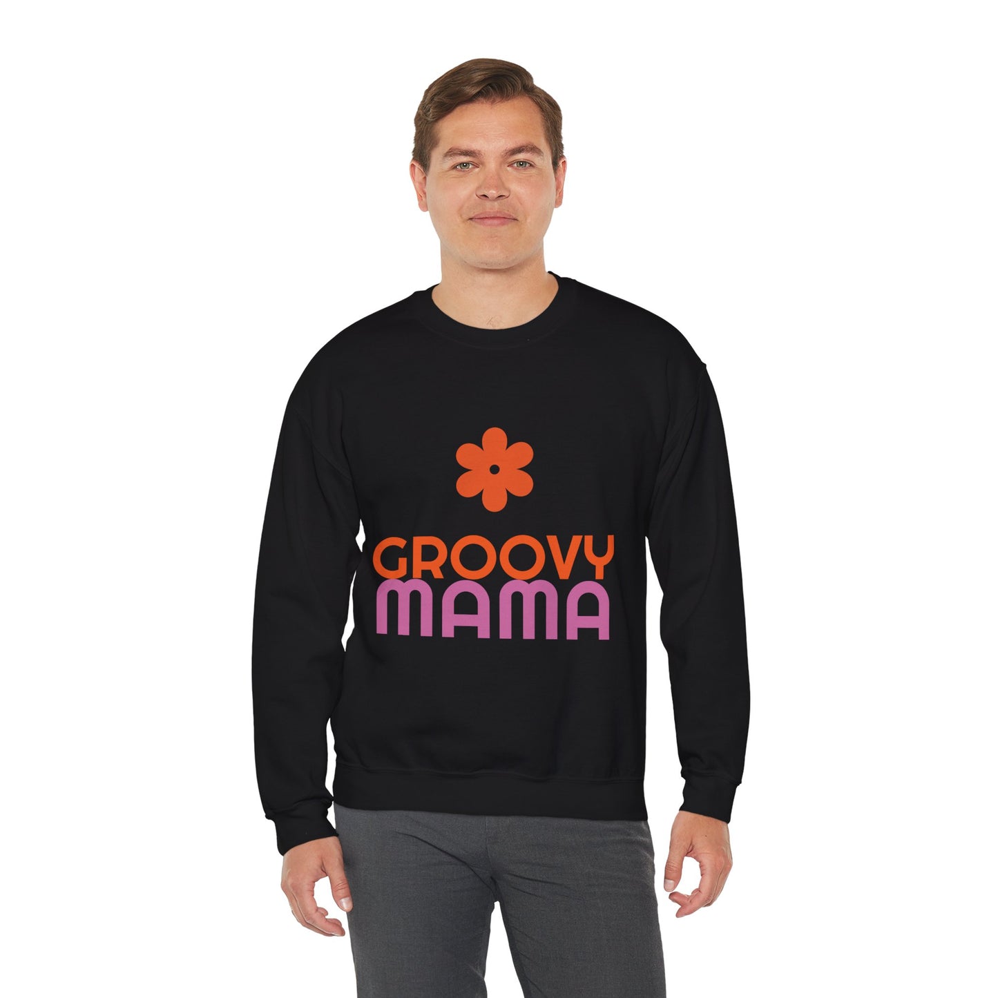 Groovy Mama Crewneck Sweatshirt - Unisex Heavy Blend™