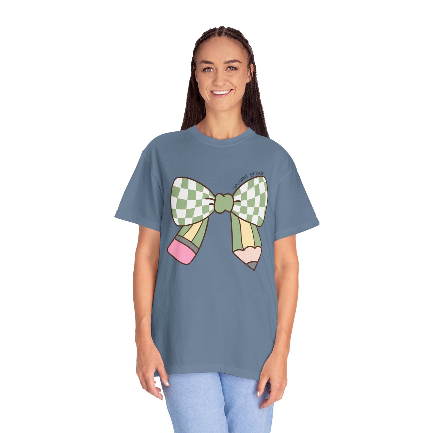 Teacher Graphic T-Shirt - 2nd Grade Theme