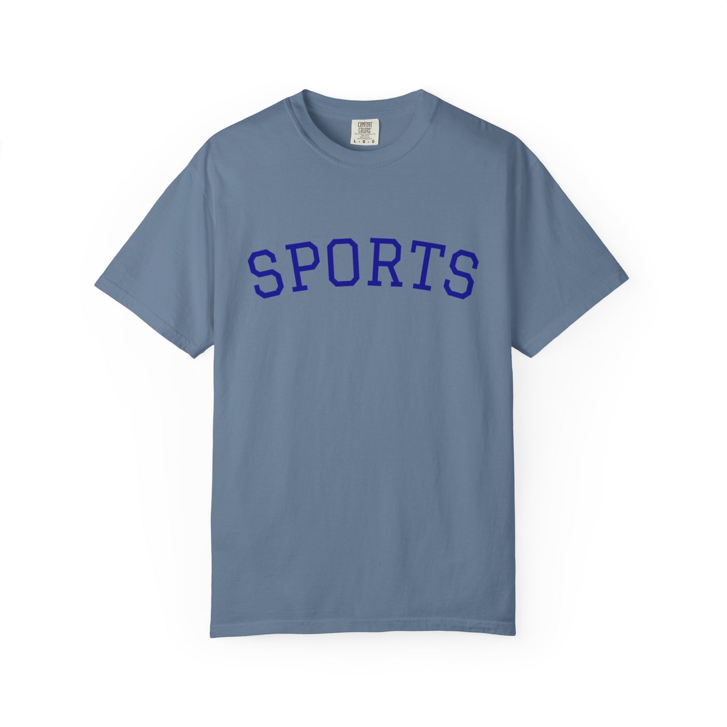 Sports Unisex Garment-Dyed T-shirt, Casual Wear, Workout Top, Gift for Sports Lovers, Athletic Apparel, Summer Tee