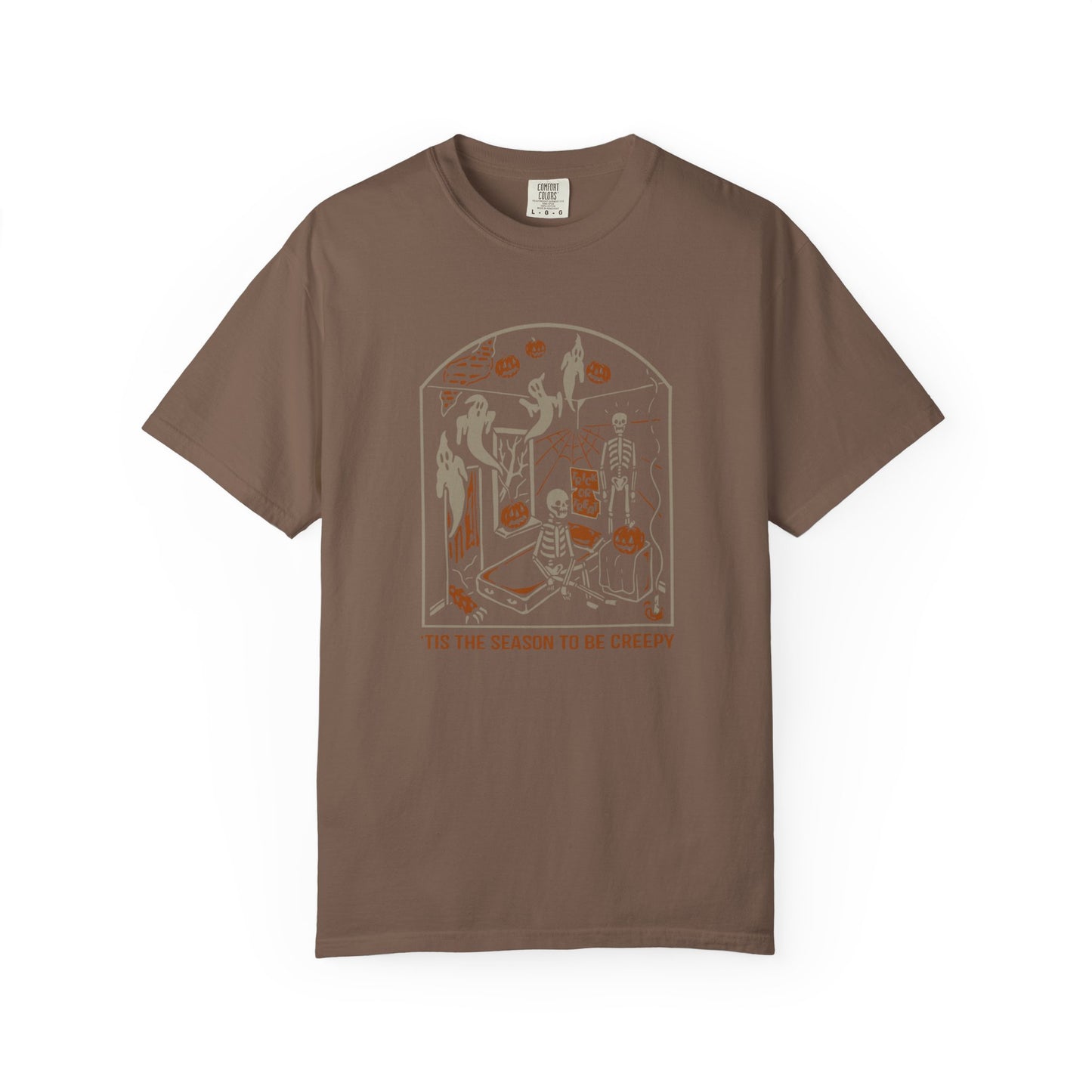 'Tis the Season to be Creepy, Holiday Unisex Tee, Halloween Shirt, Spooky T-Shirt, Casual Wear, Gift for Halloween Lovers