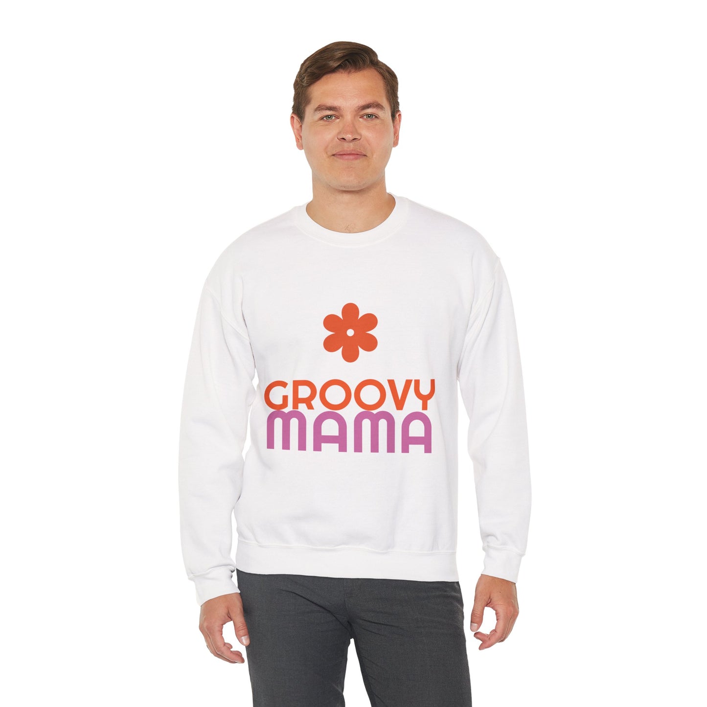 Groovy Mama Crewneck Sweatshirt - Unisex Heavy Blend™