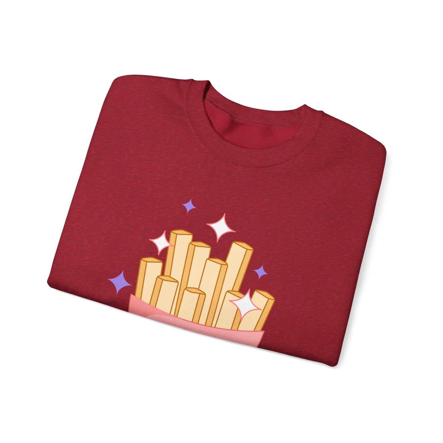 Funny Foodie Crewneck Sweatshirt - 'Foods Before Dudes'