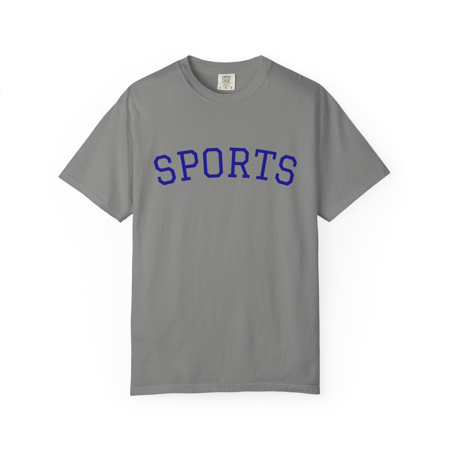 Sports Unisex Garment-Dyed T-shirt, Casual Wear, Workout Top, Gift for Sports Lovers, Athletic Apparel, Summer Tee