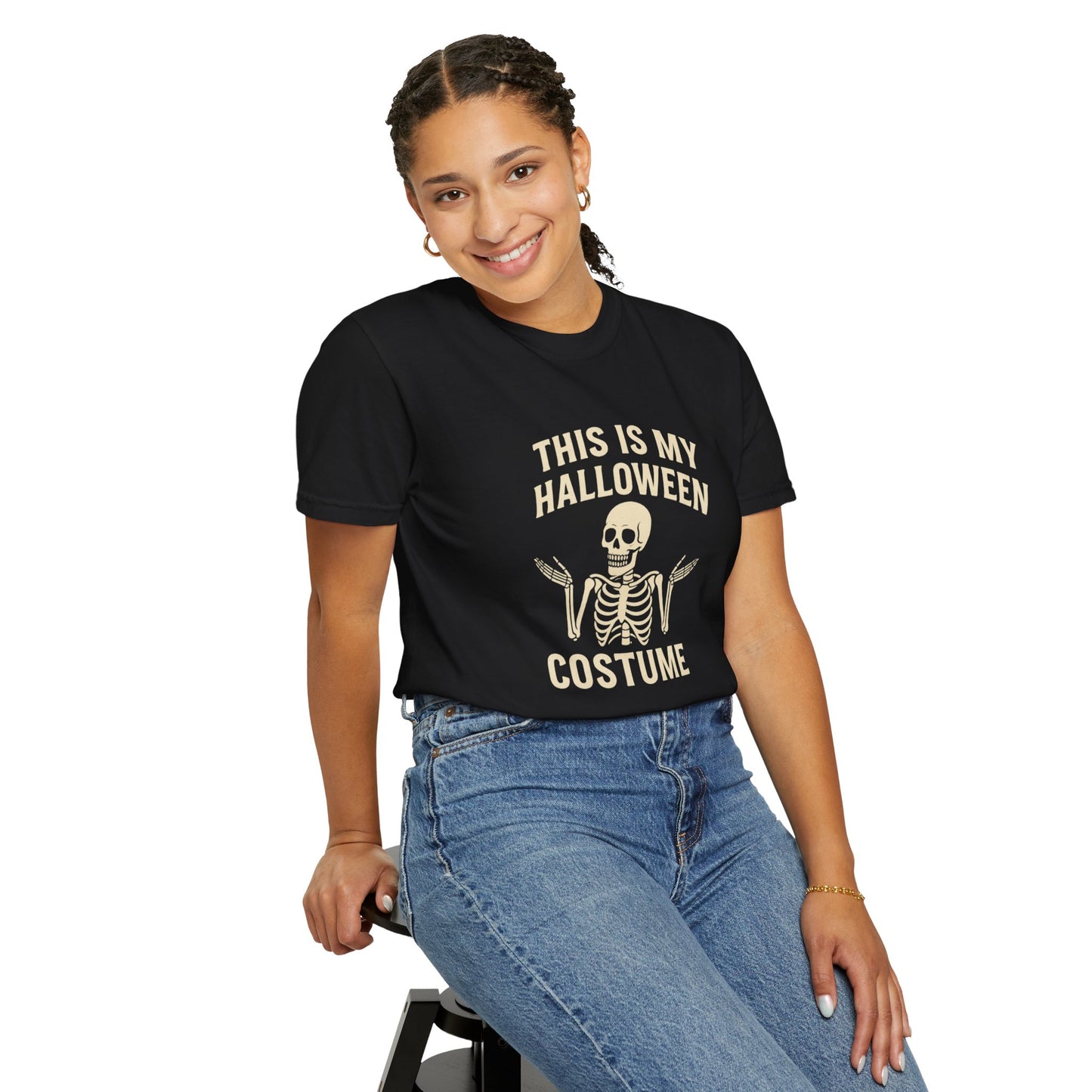 Halloween Costume T-Shirt, Unisex Funny Halloween Tee, Spooky Vibes Shirt, Costume Party Apparel, Holiday Gift Idea