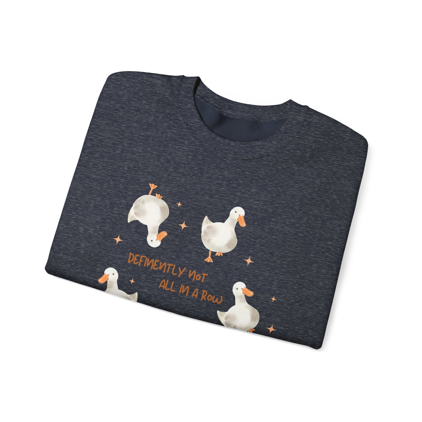 Definitively Not All in A Row Unisex Crewneck Sweatshirt