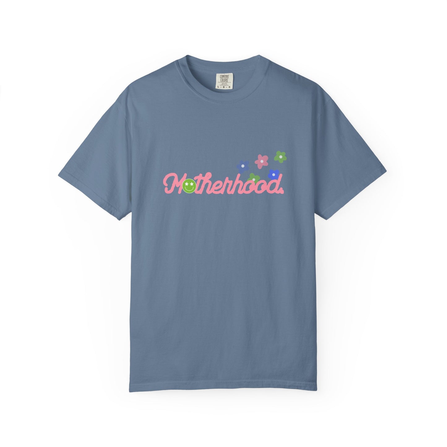 Colorful Motherhood Graphic T-Shirt | Cute Mommy Shirt, Gift for New Moms, Family Party Top, Spring Apparel, Baby Shower Gift