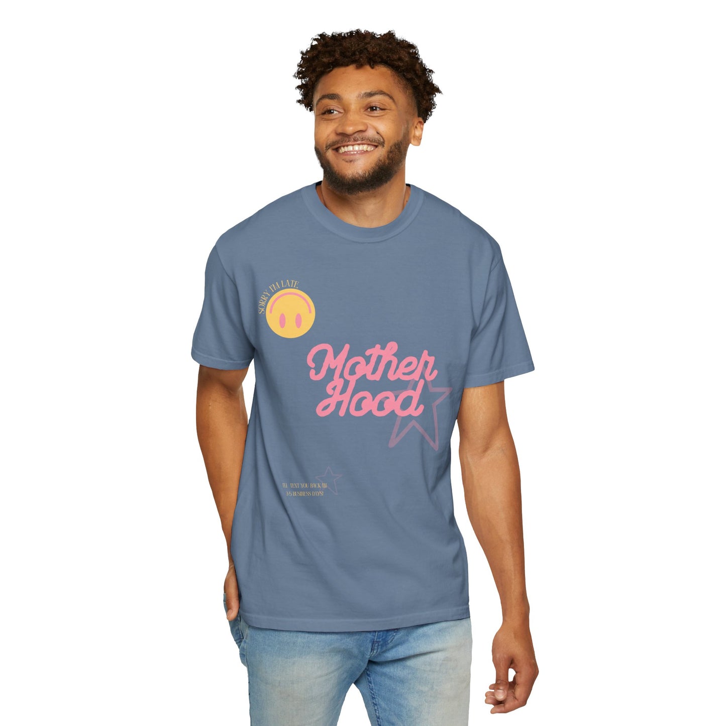 Funny Motherhood Unisex Tee - Sorry I'm Late