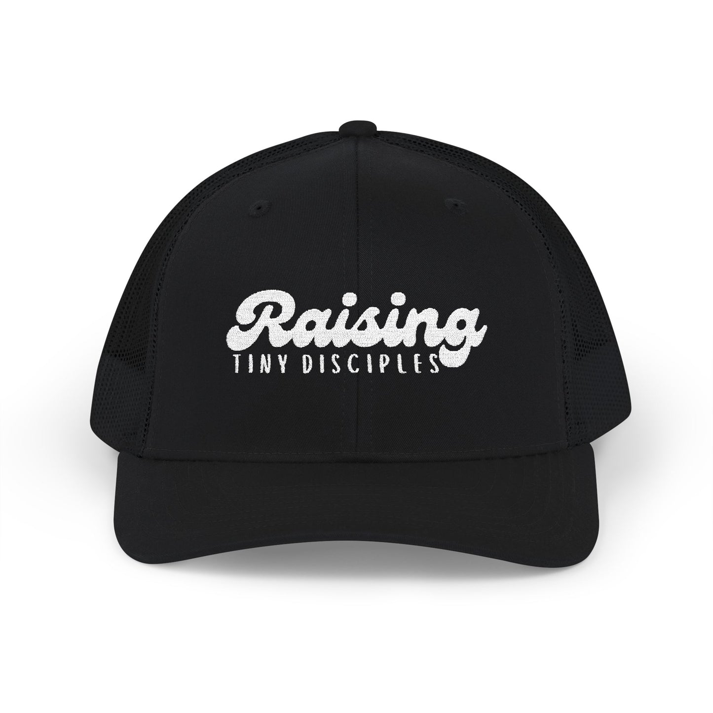Raising Tiny Disciples Snapback Trucker Cap - Stylish Kids Hat, Perfect Gift for Parents, Family Outings, Birthdays, and More