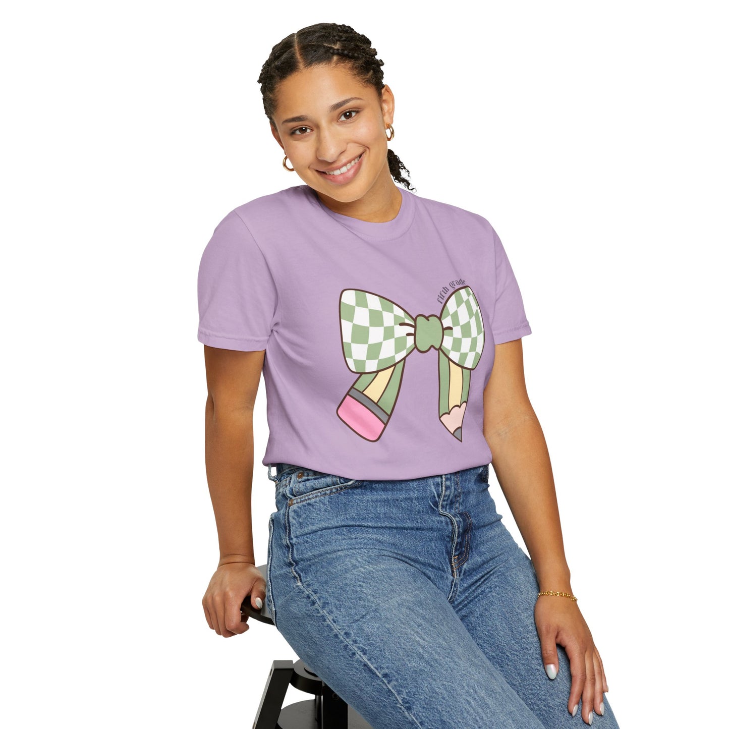 Teacher Graphic T-Shirt - 5th Grade Theme