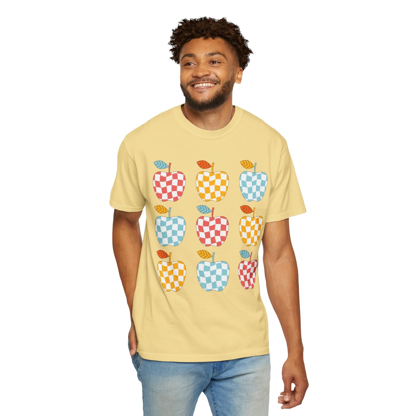 Teacher Funky Colorful Apples T-Shirt