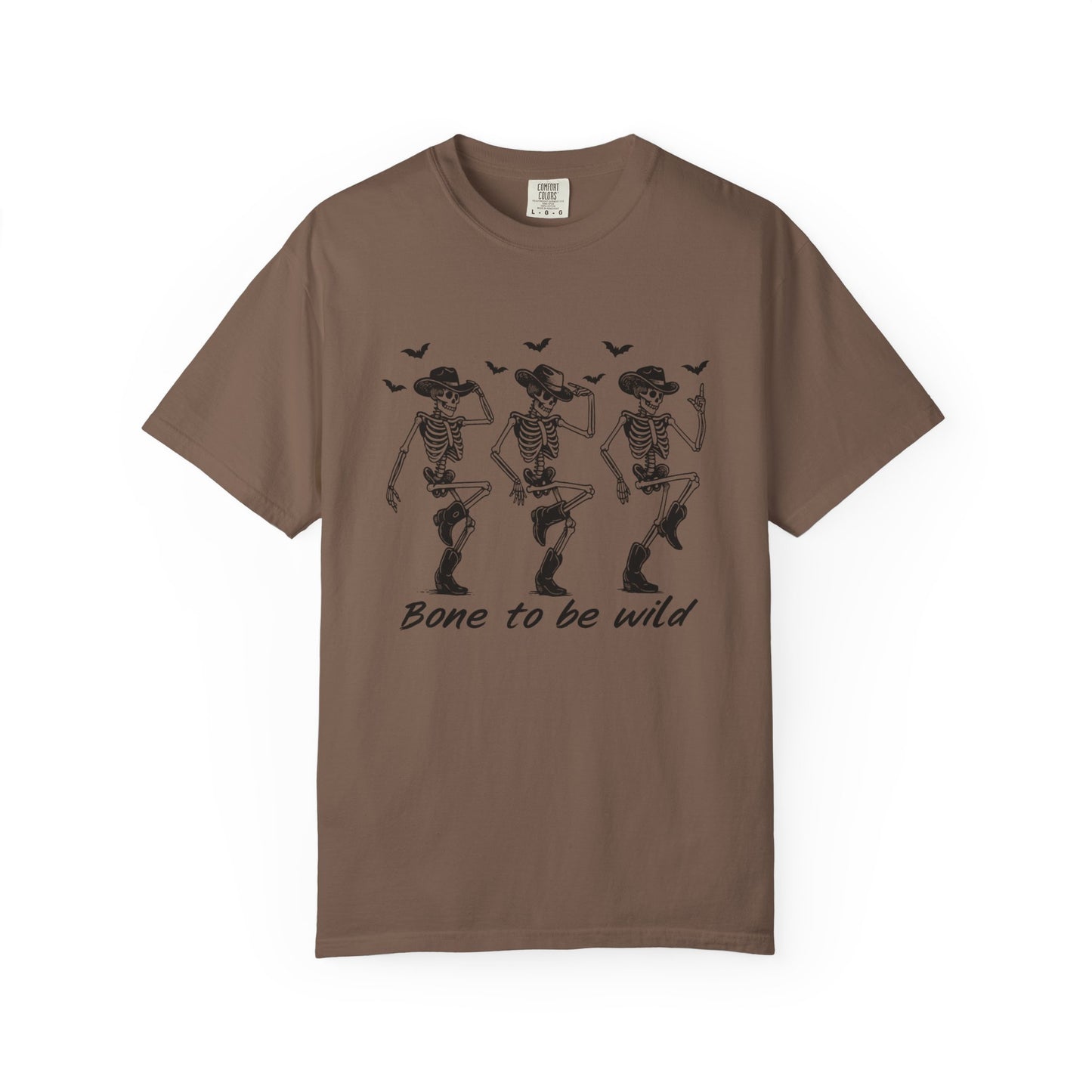 Bone to Be Wild Skeleton T-Shirt, Unisex Halloween Tee, Fun Graphic Shirt, Festive Casual Wear, Gift for Party Lovers