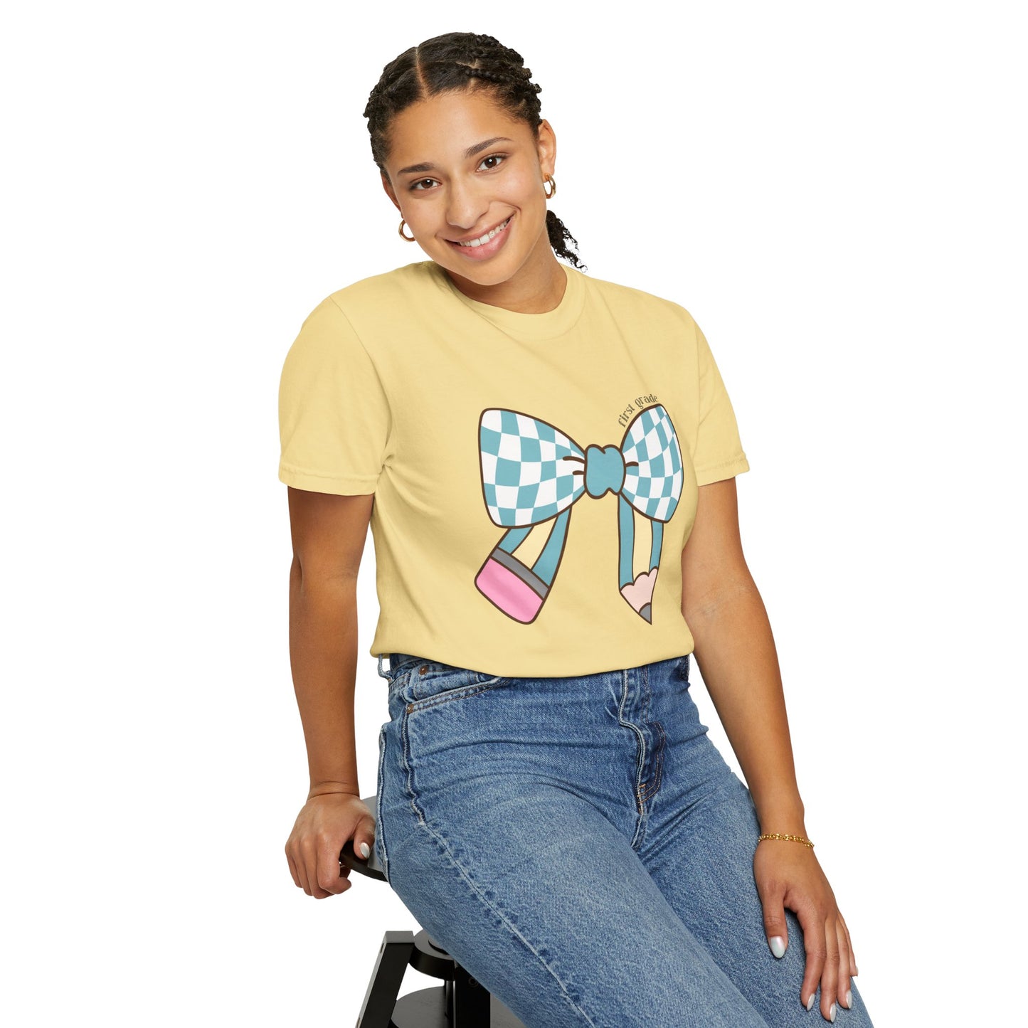 Teacher Graphic T-Shirt - 1st Grade Theme