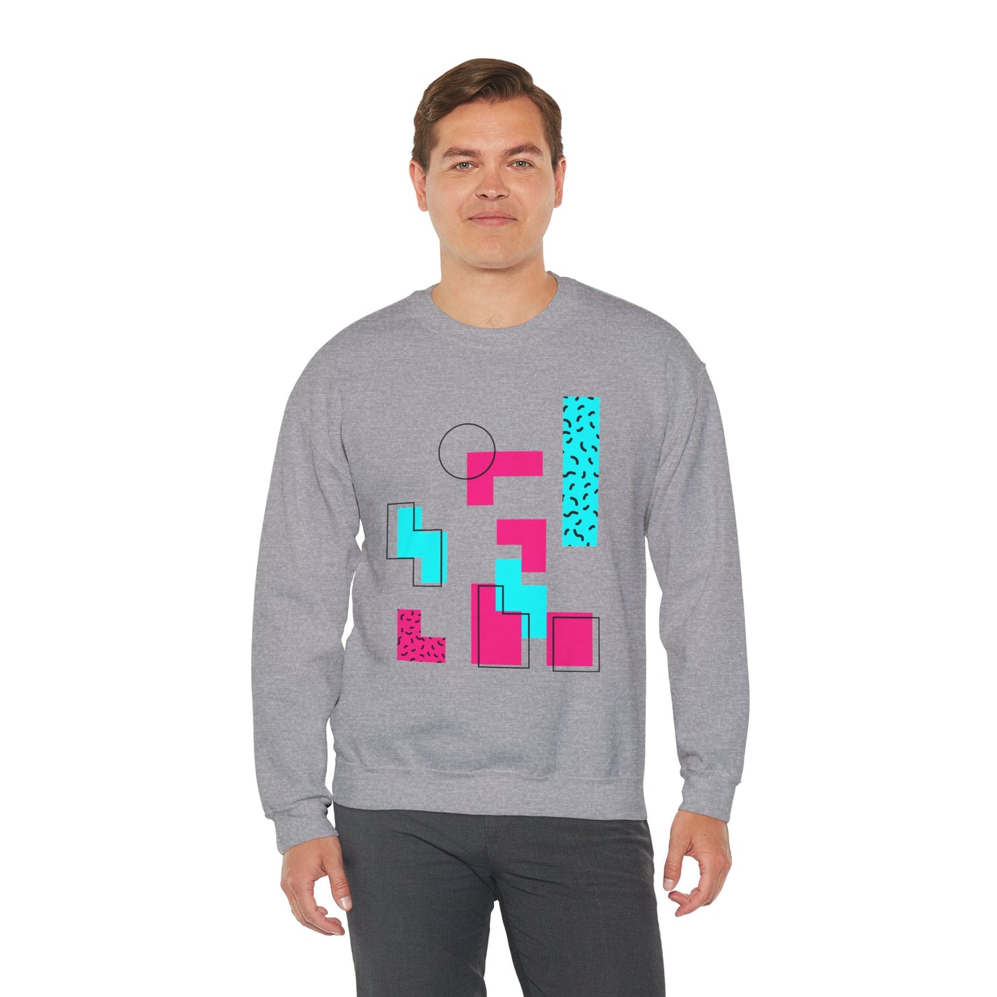 Geometric Pop Art Sweatshirt - Unisex Heavy Blend™