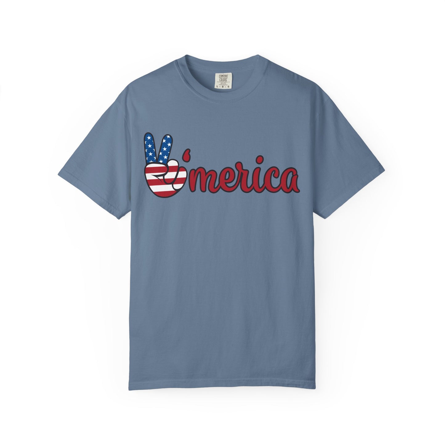 America Peace Unisex Tee - Patriotic Graphic T-Shirt