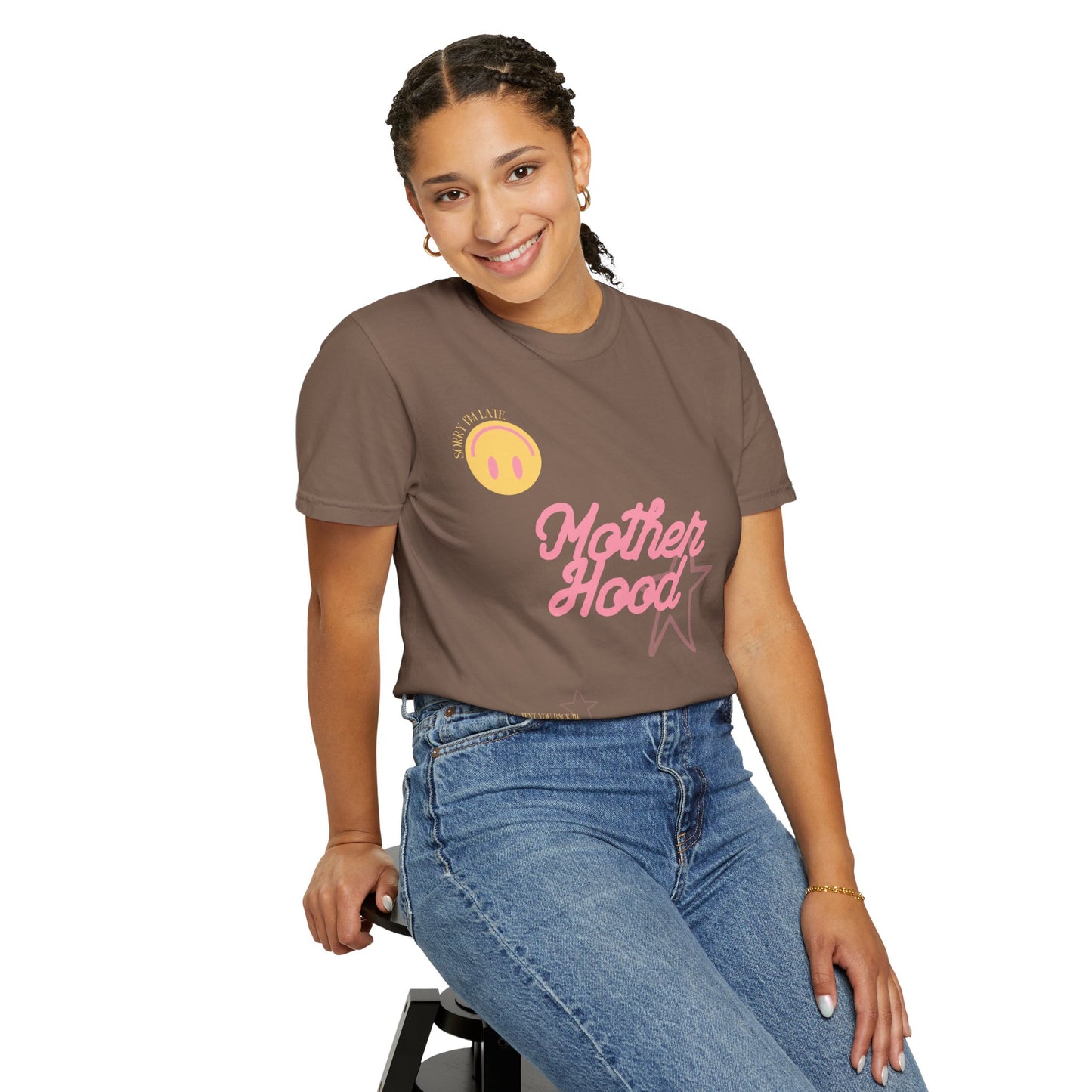 Funny Motherhood Unisex Tee - Sorry I'm Late