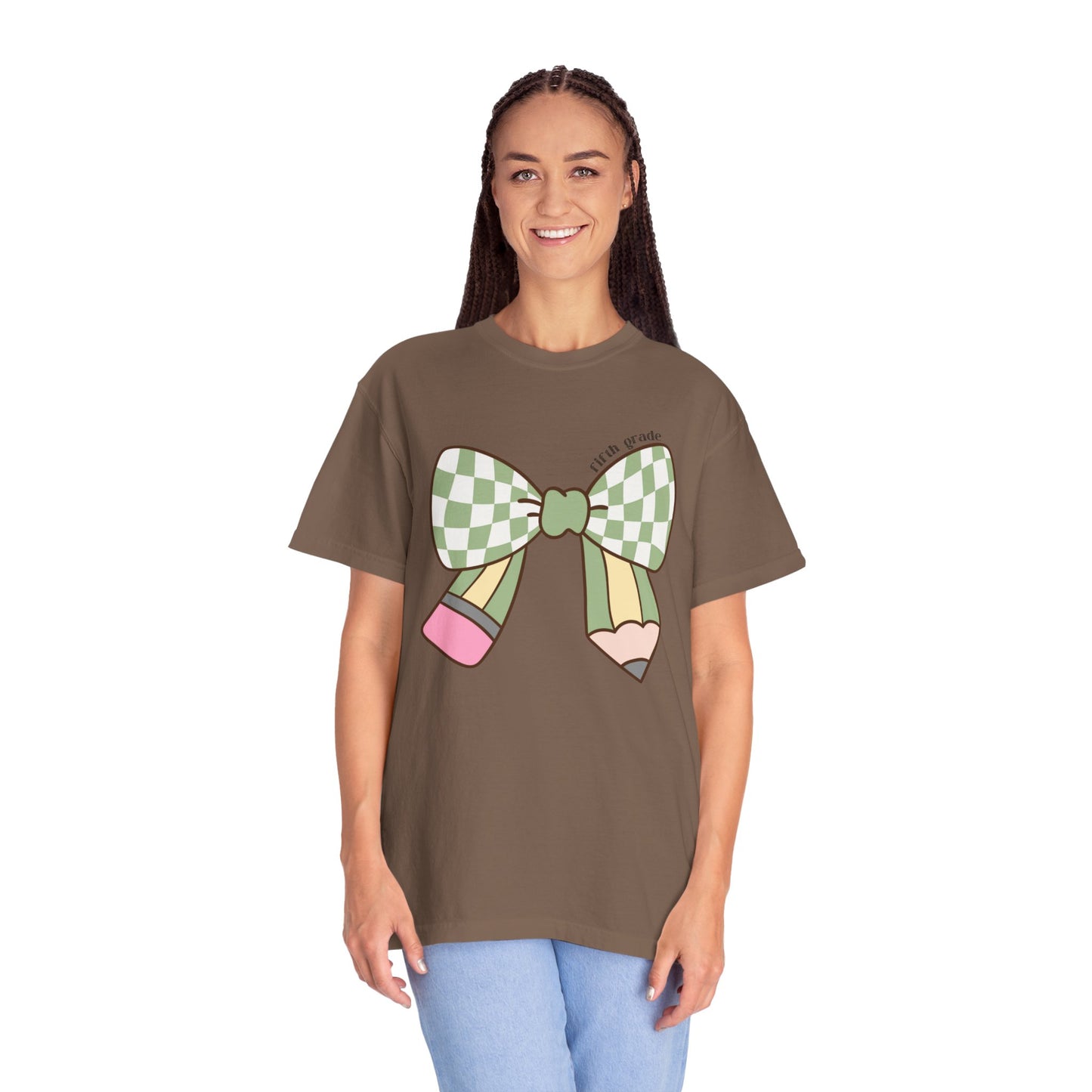 Teacher Graphic T-Shirt - 5th Grade Theme