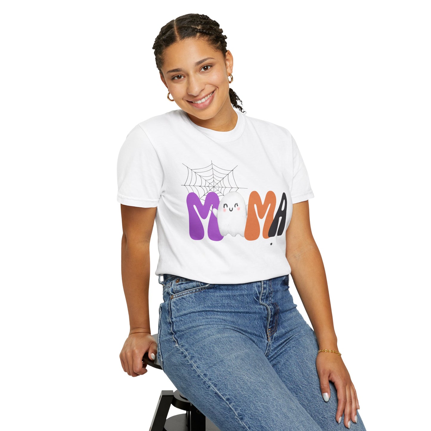 Ghost Mama Tee Spiderweb