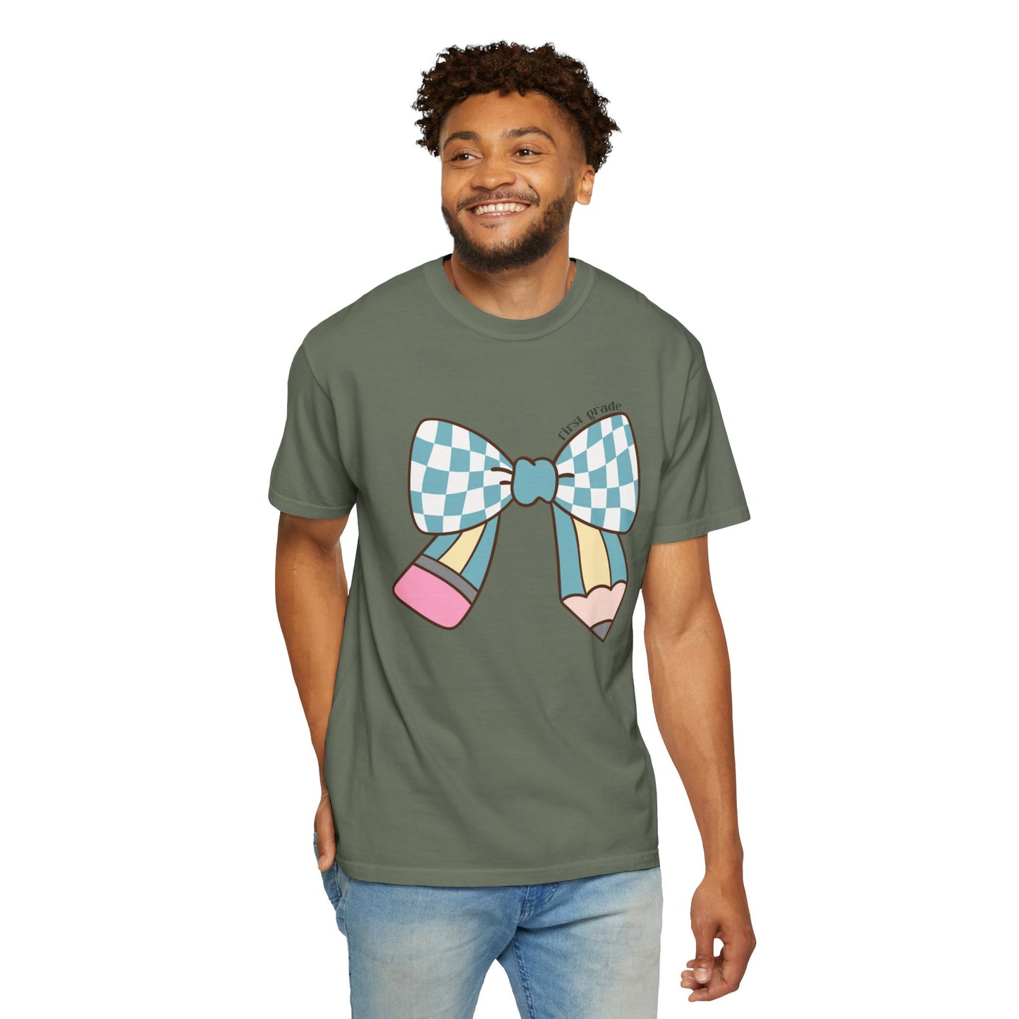 Teacher Graphic T-Shirt - 1st Grade Theme