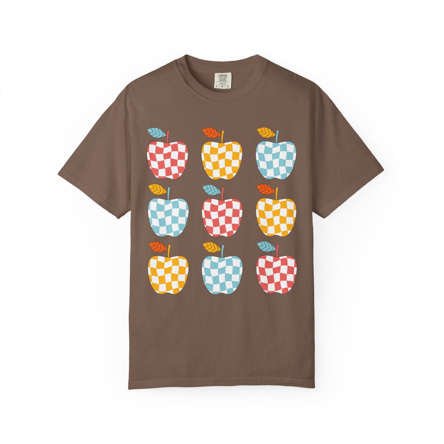Teacher Funky Colorful Apples T-Shirt