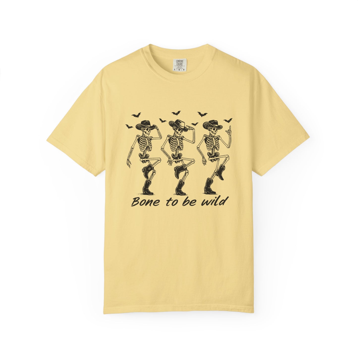 Bone to Be Wild Skeleton T-Shirt, Unisex Halloween Tee, Fun Graphic Shirt, Festive Casual Wear, Gift for Party Lovers