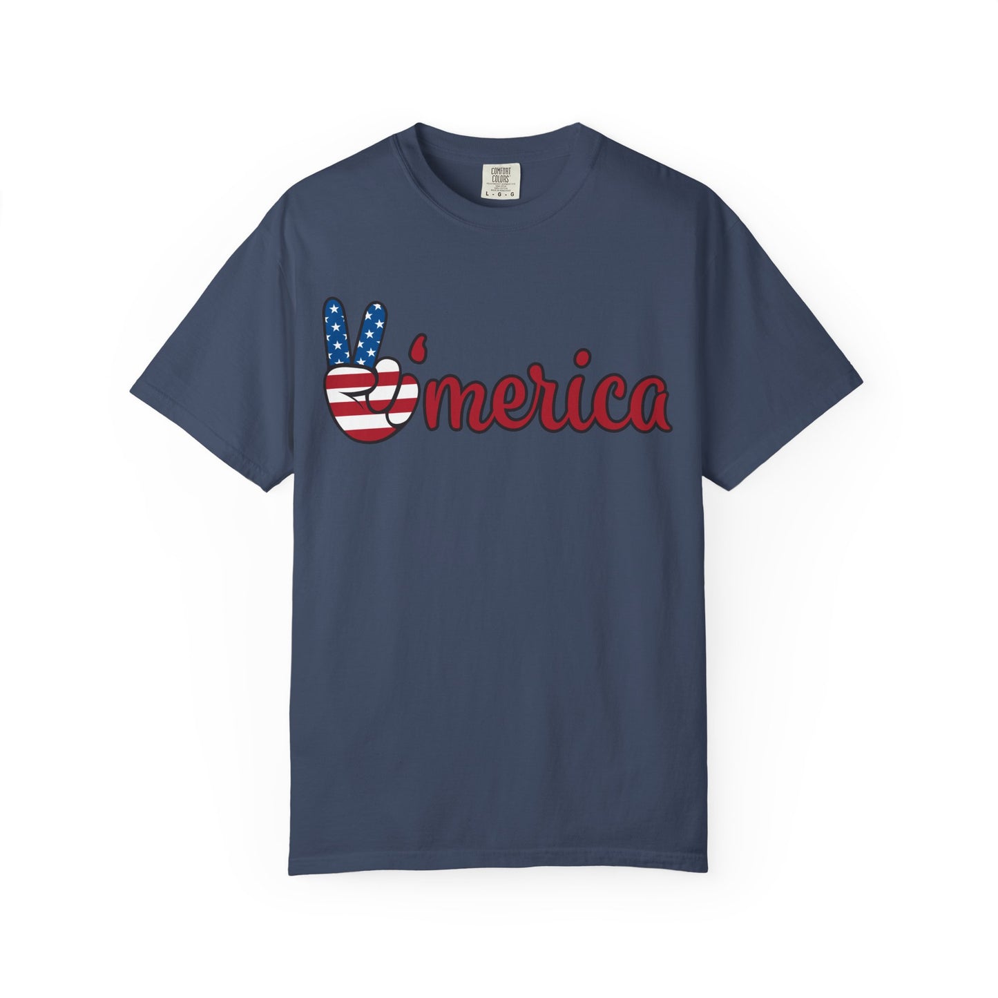 America Peace Unisex Tee - Patriotic Graphic T-Shirt
