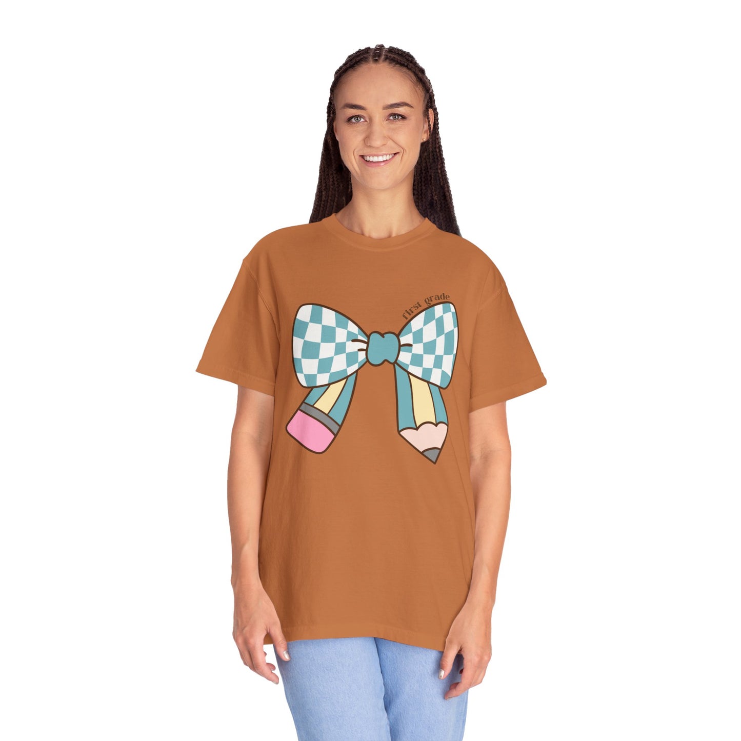 Teacher Graphic T-Shirt - 1st Grade Theme