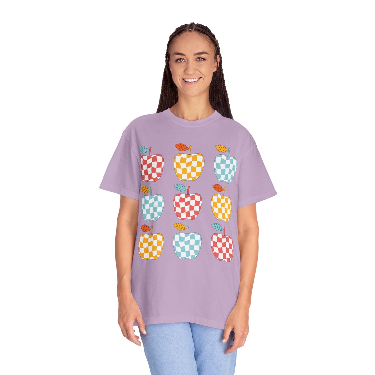 Teacher Funky Colorful Apples T-Shirt