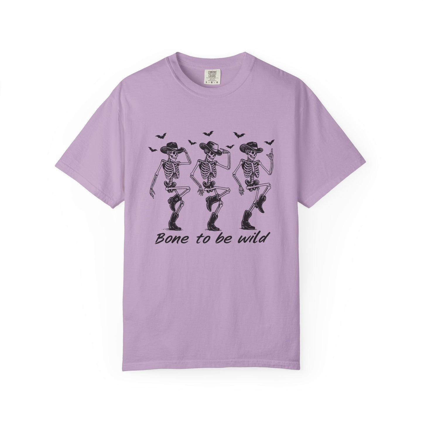 Bone to Be Wild Skeleton T-Shirt, Unisex Halloween Tee, Fun Graphic Shirt, Festive Casual Wear, Gift for Party Lovers