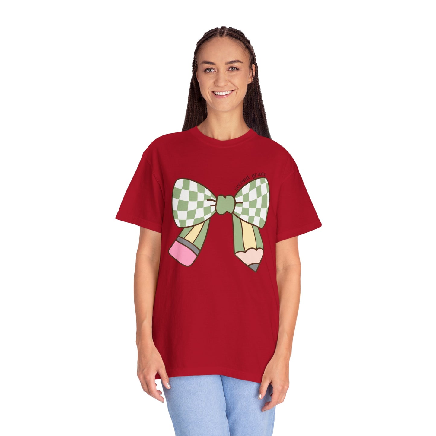 Teacher Graphic T-Shirt - 2nd Grade Theme