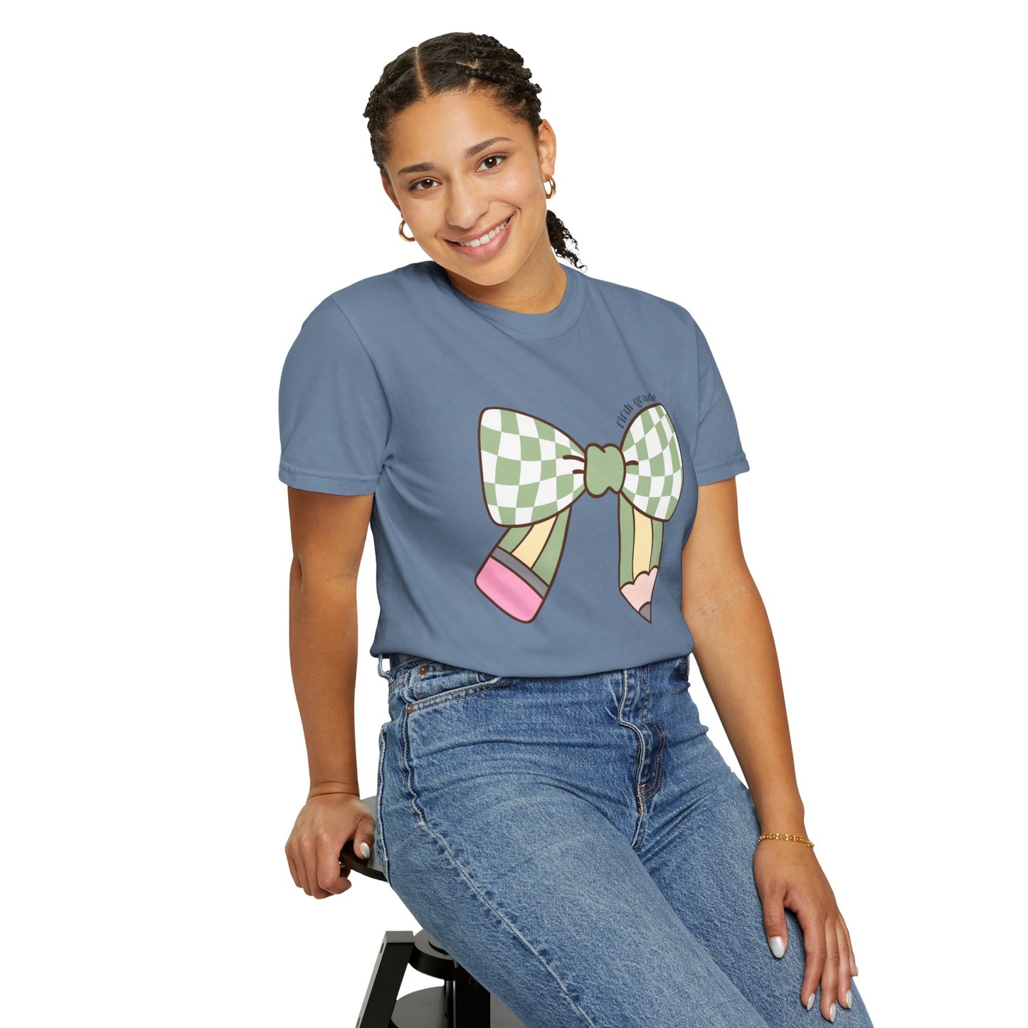 Teacher Graphic T-Shirt - 5th Grade Theme