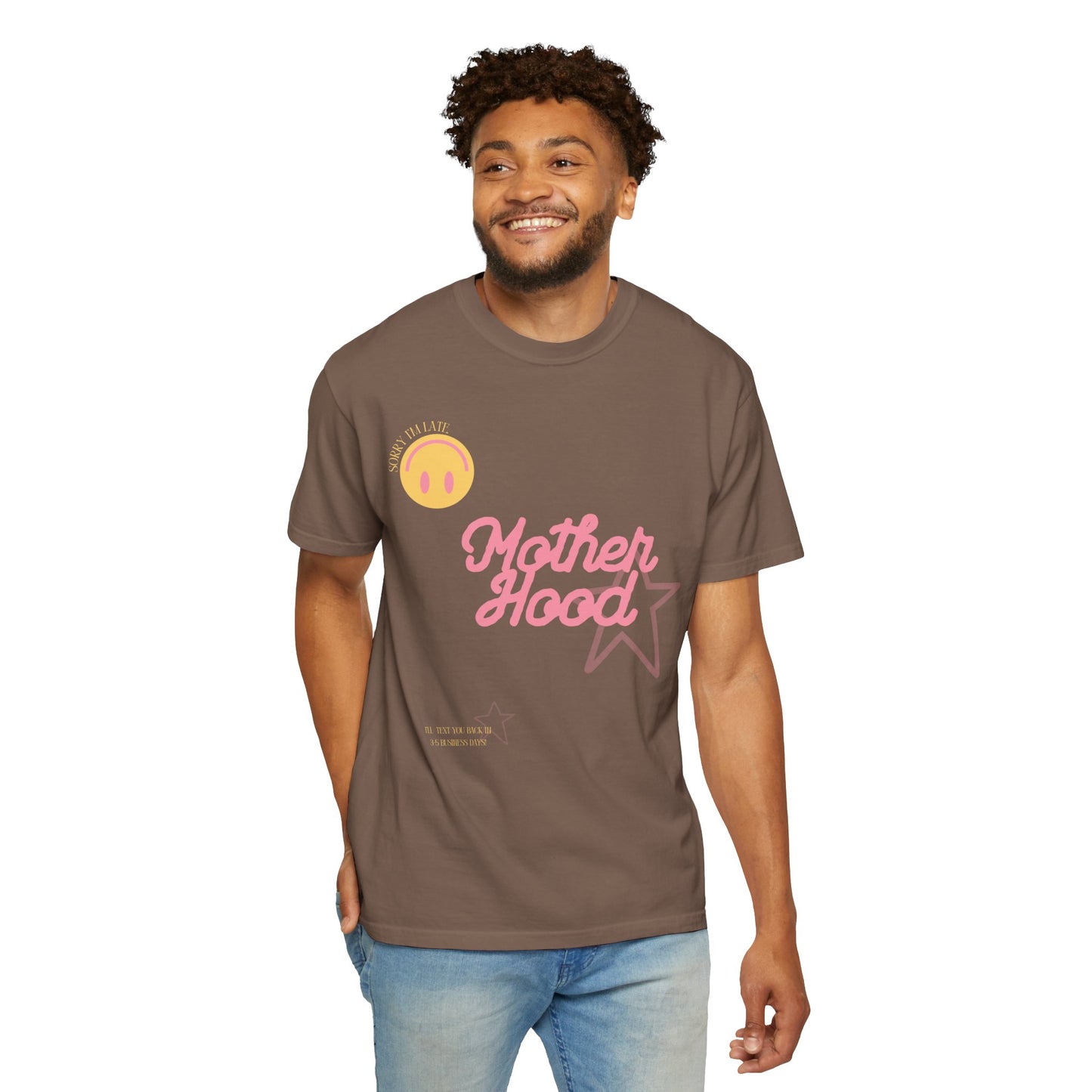 Funny Motherhood Unisex Tee - Sorry I'm Late