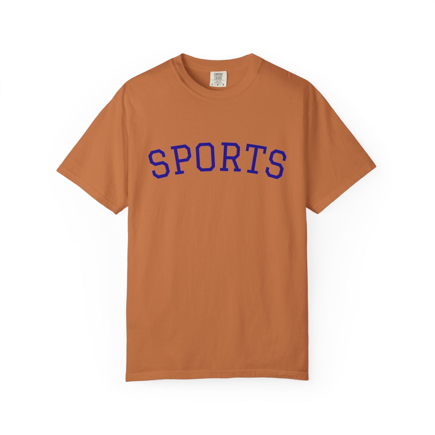 Sports Unisex Garment-Dyed T-shirt, Casual Wear, Workout Top, Gift for Sports Lovers, Athletic Apparel, Summer Tee