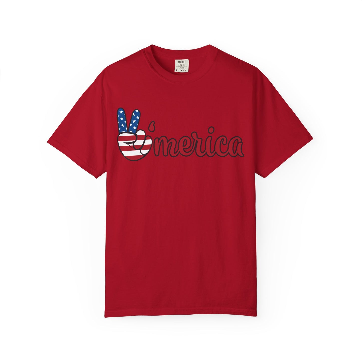 America Peace Unisex Tee - Patriotic Graphic T-Shirt