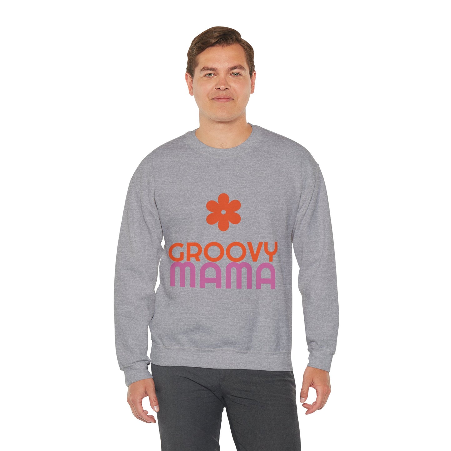 Groovy Mama Crewneck Sweatshirt - Unisex Heavy Blend™