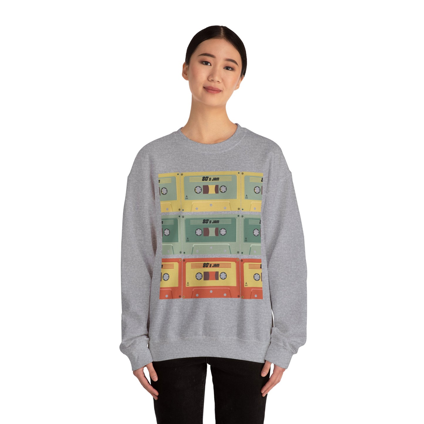 Vintage Cassette Tape Unisex Heavy Blend™ Crewneck Sweatshirt