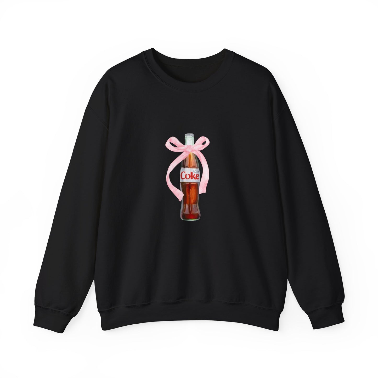 Diet Coke Ribbon Unisex Crewneck Sweatshirt - Cozy Vintage Soda Style