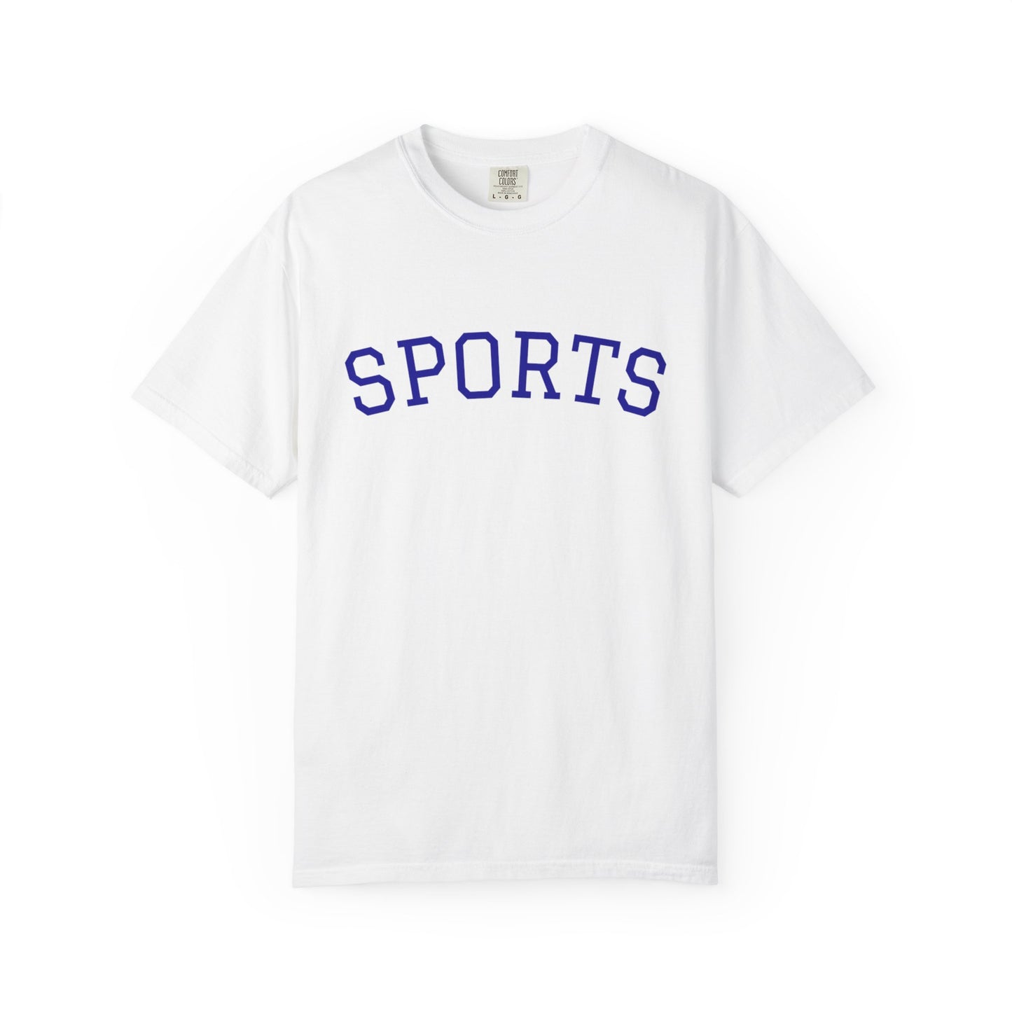 Sports Unisex Garment-Dyed T-shirt, Casual Wear, Workout Top, Gift for Sports Lovers, Athletic Apparel, Summer Tee