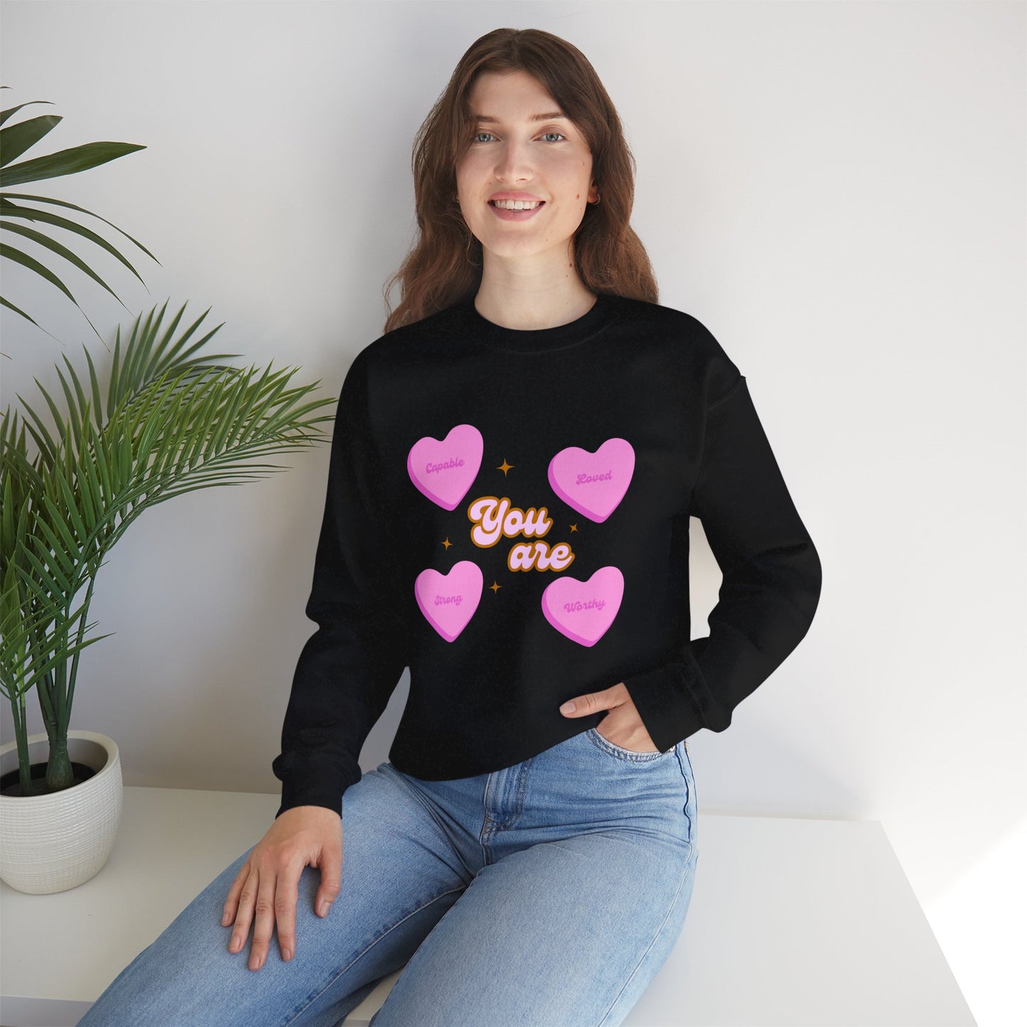 You Are Loved Unisex Heavy Blend™ Crewneck Sweatshirt