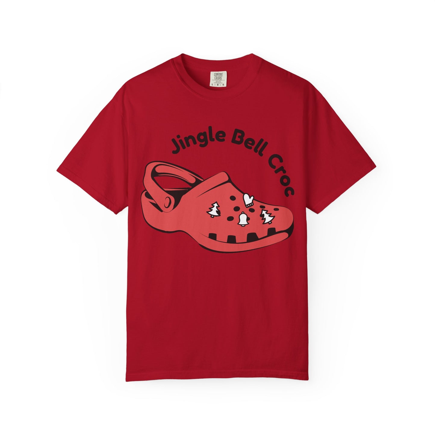 Jingle Bell Croc T-Shirt - Fun Holiday Graphic Tee