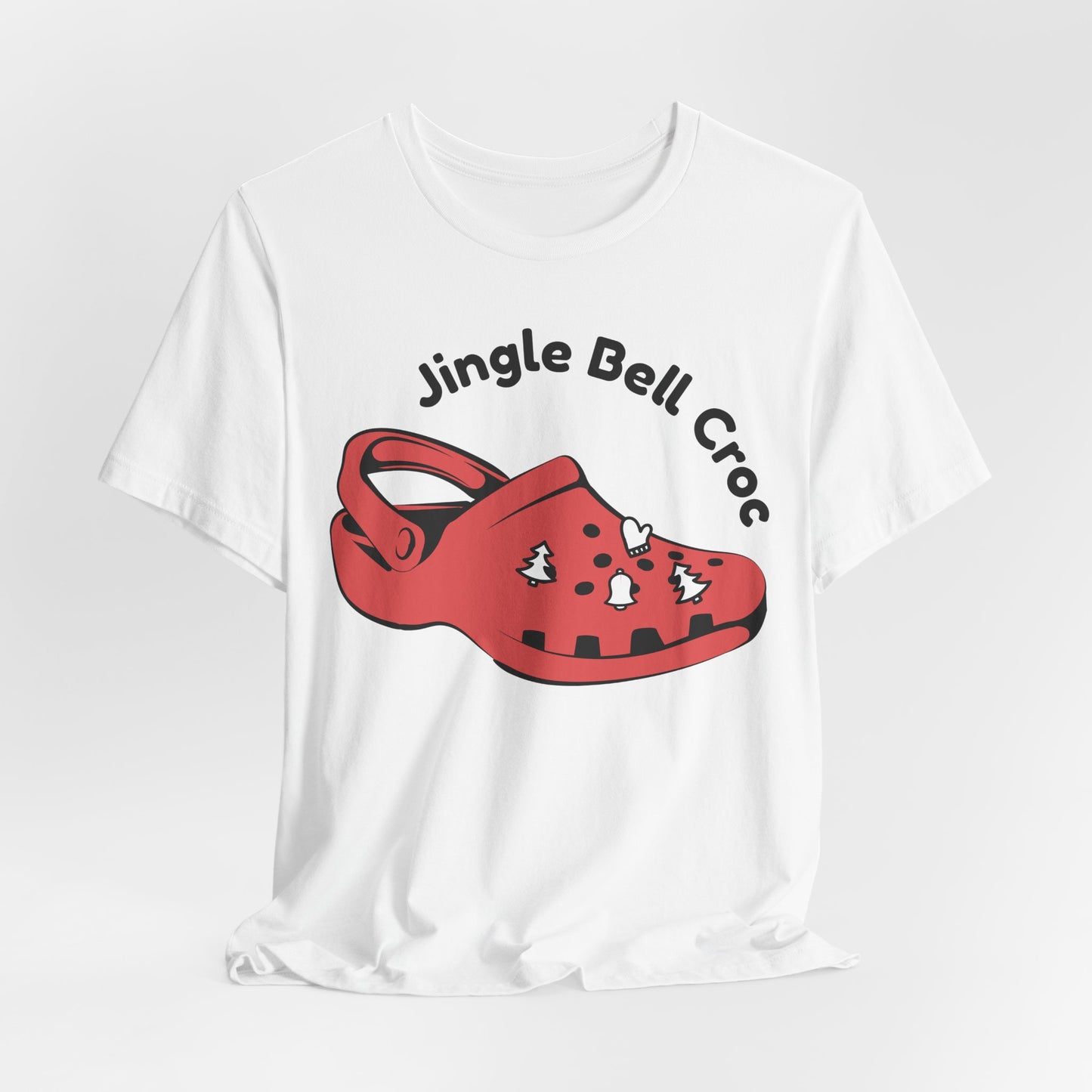 Jingle Bell Croc T-Shirt - Fun Holiday Graphic Tee